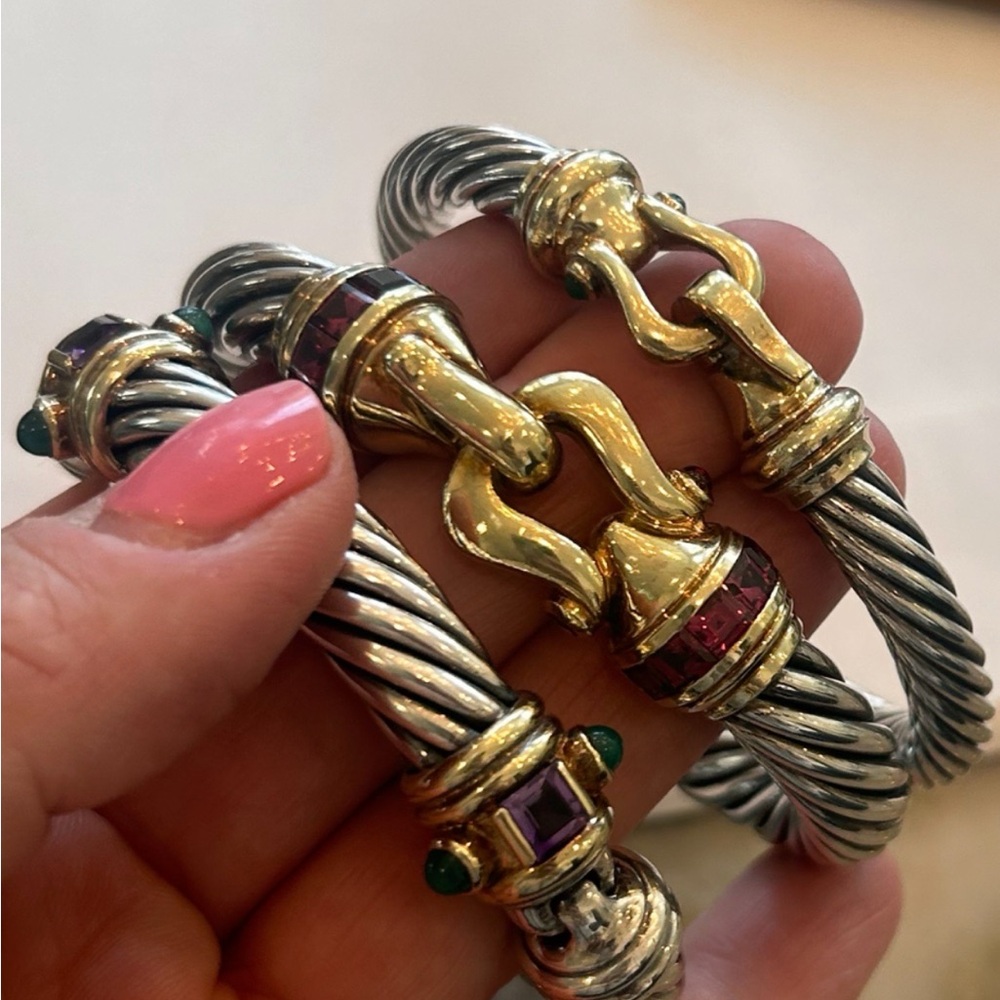 3 David Yurman bangles